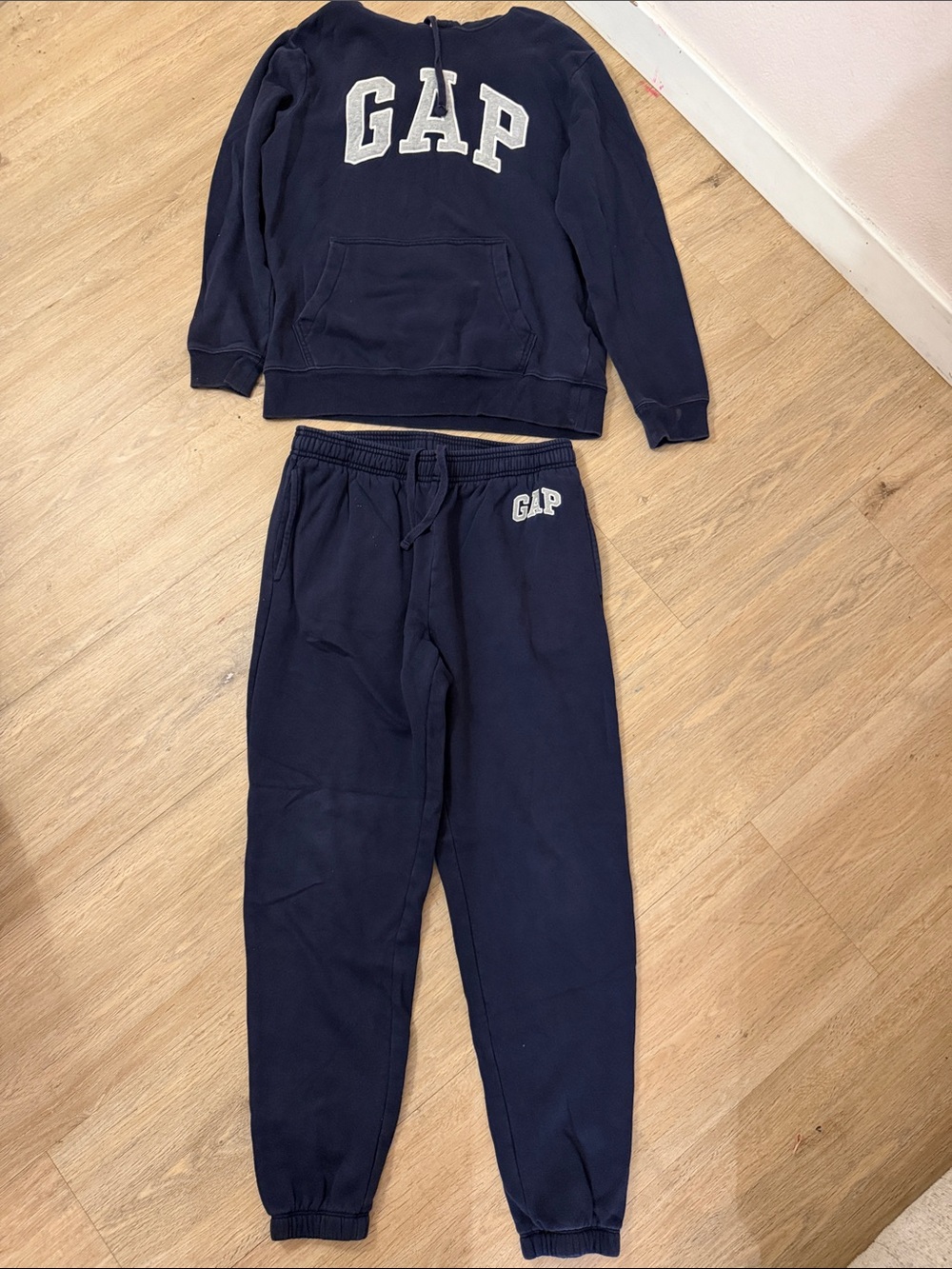 GAP Navy Blue Men Sweatpants & Joggers Set